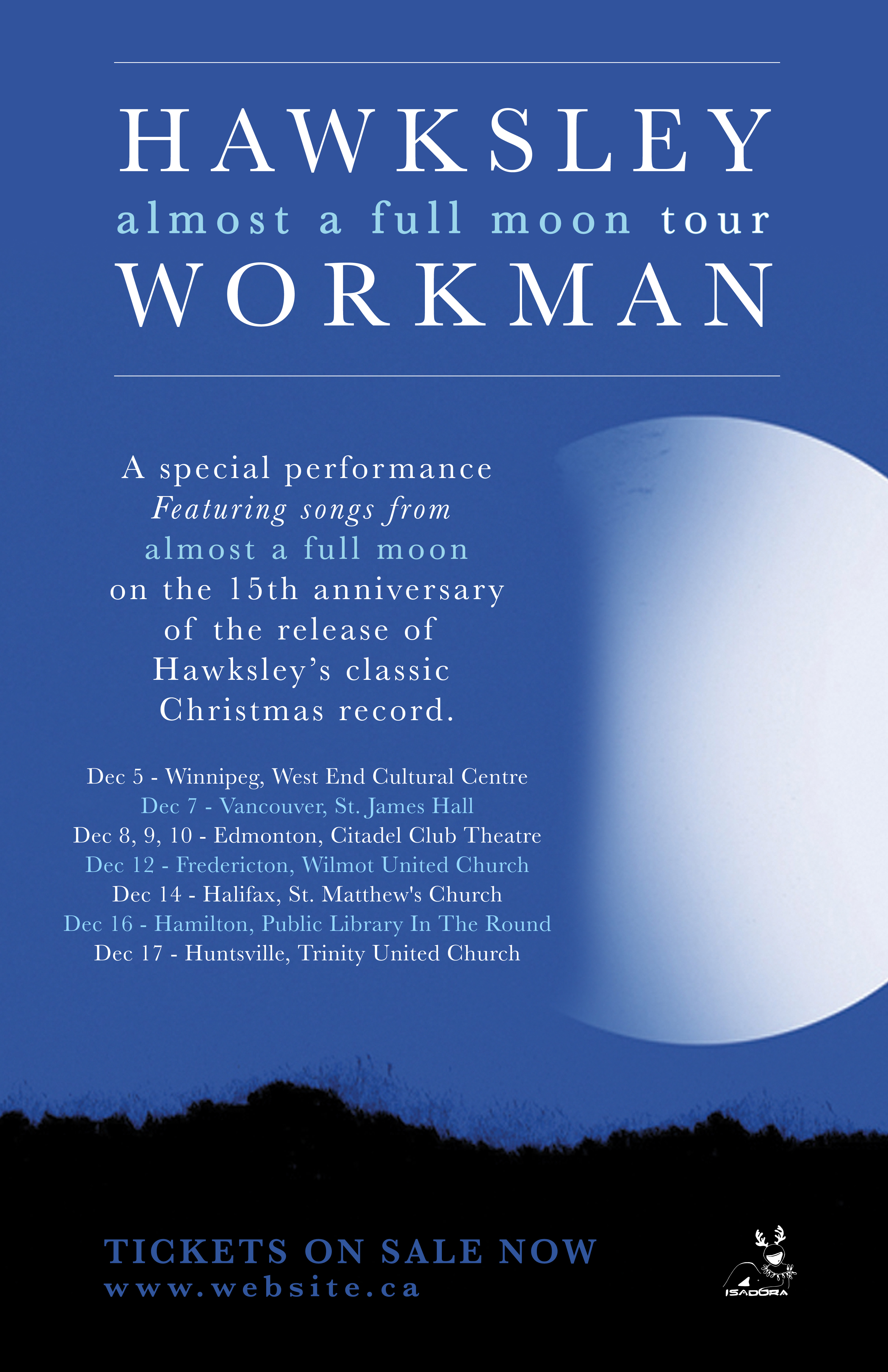 hawksley workman tour dates